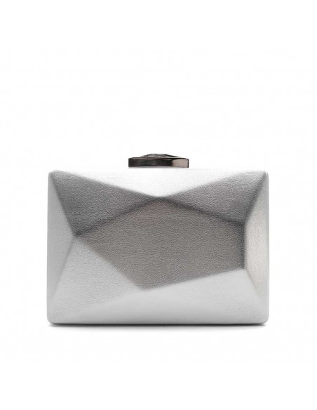 Clutch Fiesta Plateado Mujer
