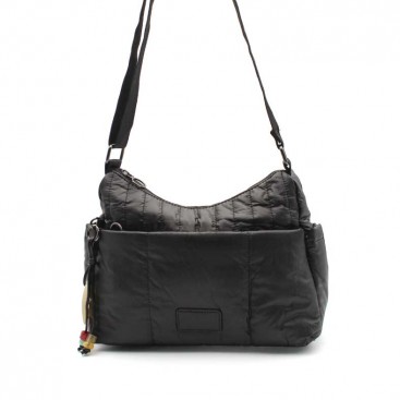 bolso acolchado urbano negro