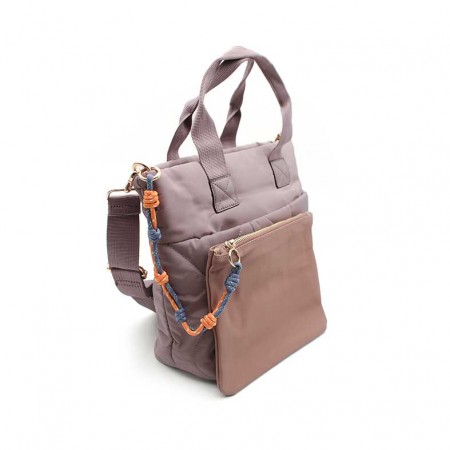 Shopper nylon malva