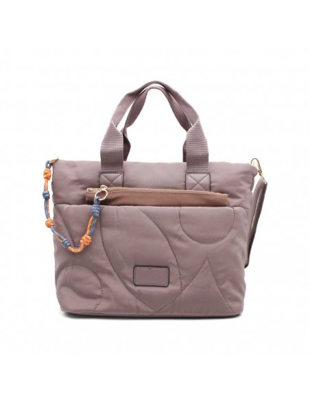 Bolso acolchado malva