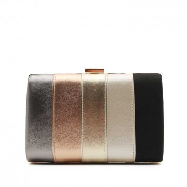 clutch de fiesta metalizado​