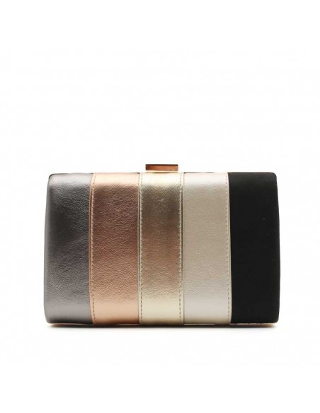 clutch de fiesta metalizado​