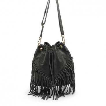 Bolso serraje negro