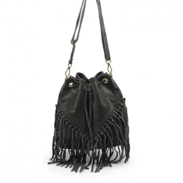 Bolso serraje negro
