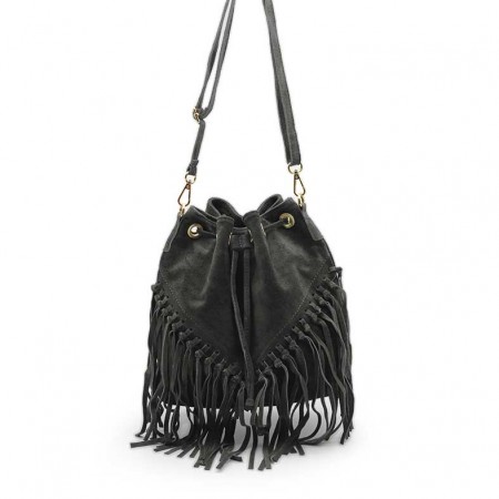 Bolso serraje negro