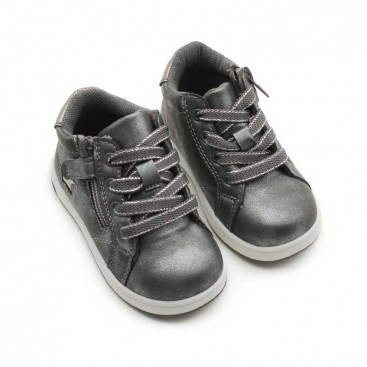 botines grises niña