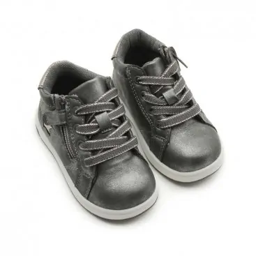 botines grises niña