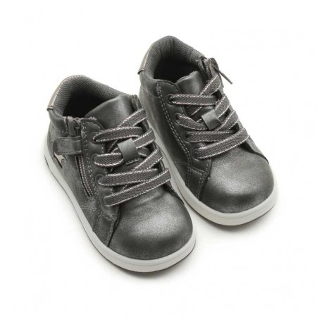 botines grises niña