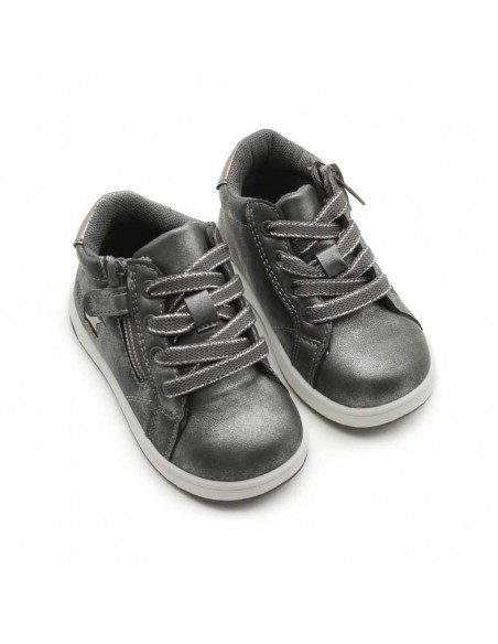 botines grises niña