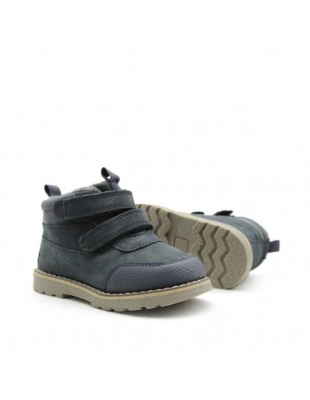 botas azules niño invierno