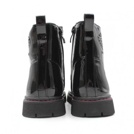 Botines charol negros niña