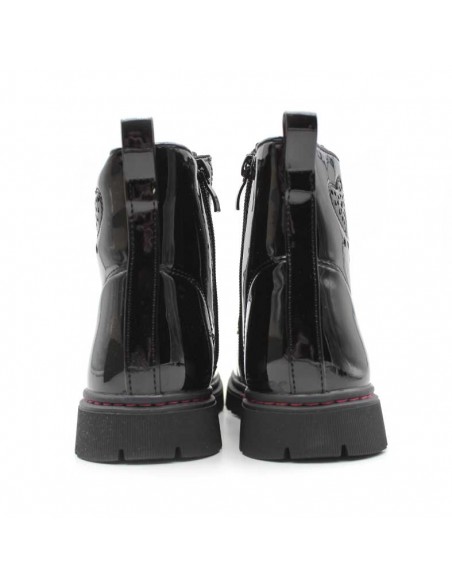 Botines charol negros niña