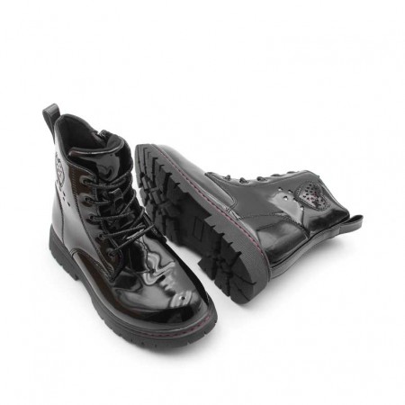 Botín militar brillante