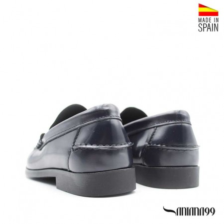 Zapatos de vestir azul marino hombre