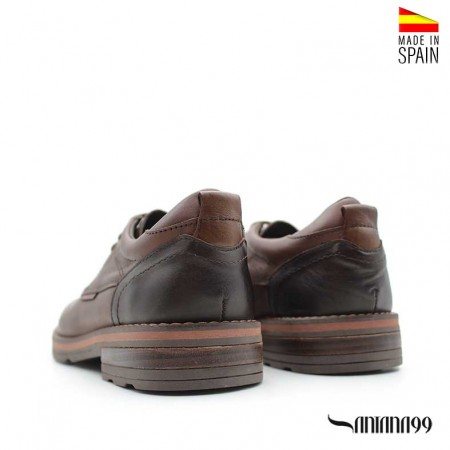 zapatos hombre piel marron​