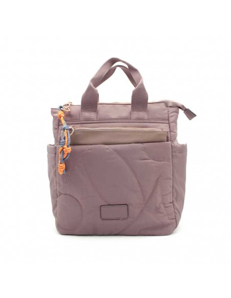 Mochila moderna malva mujer