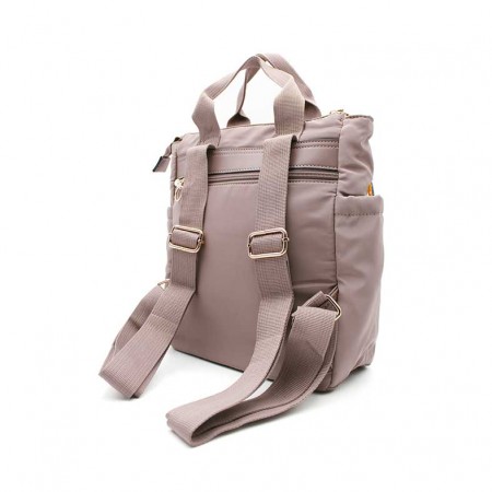 Mochila acolchada malva