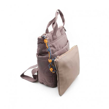 Mochila malva práctica mujer