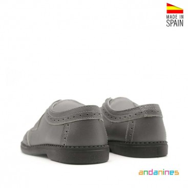Zapatos ceremonia niño gris