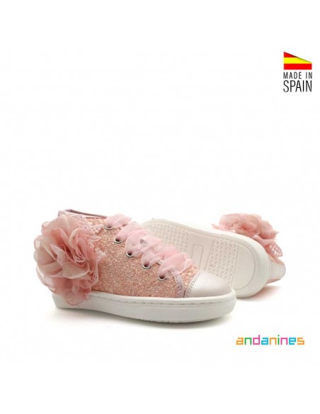 Botines glitter niña