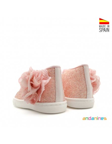 Botines elegantes glitter