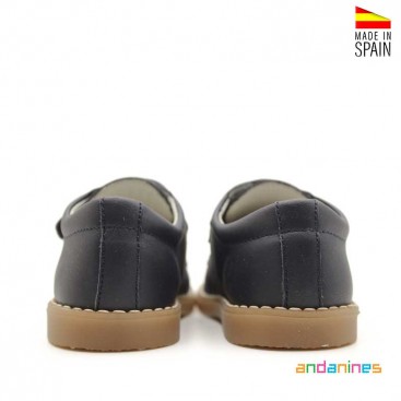 Zapatos elegantes niño azul marino