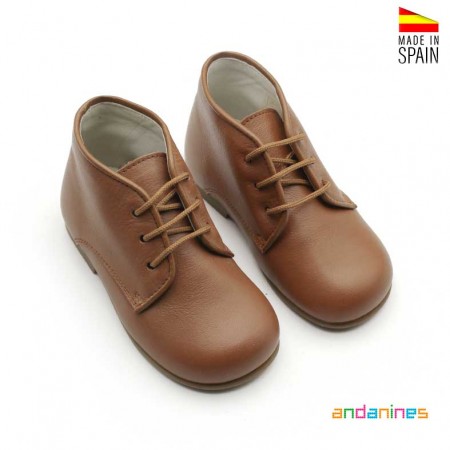 Botín cuero camel Cathay