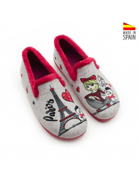 Zapatillas de estar por casa mujer cerradas