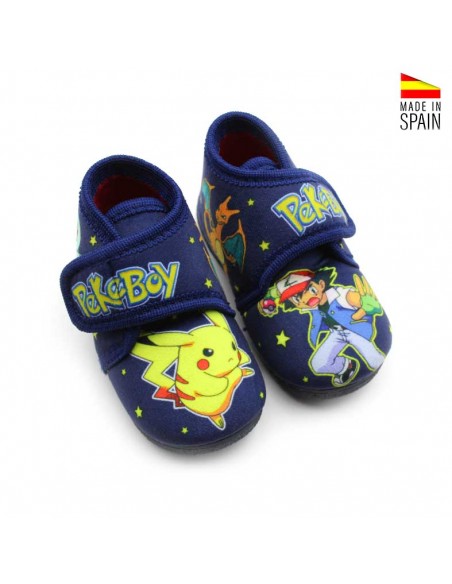 zapatillas casa pokemon ninos