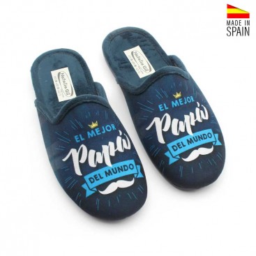 Zapatillas con mensaje para papás