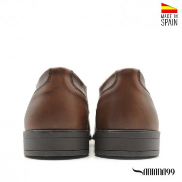 zapatos vestir marron hombre​