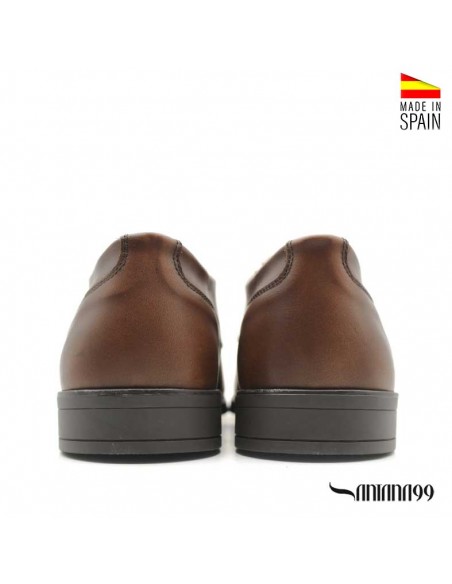 zapatos vestir marron hombre​
