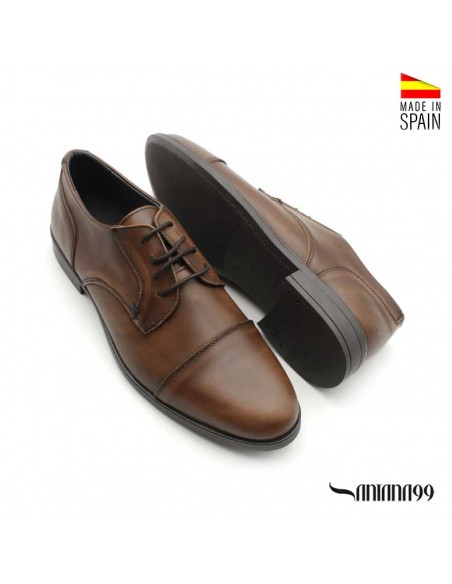 zapatos marrones hombre vestir​