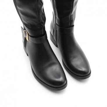 botas negras cómodas mujer grande