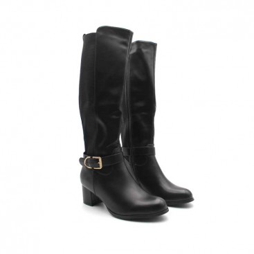 botas tacón ancho tallas grandes