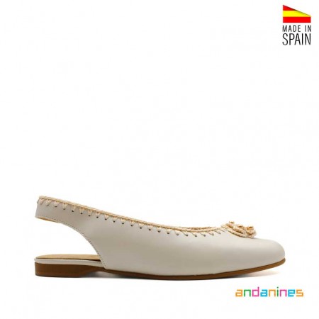 bailarinas destalonadas piel