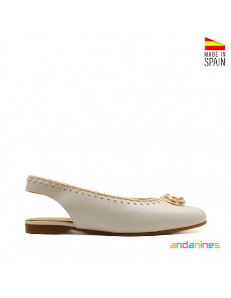 bailarinas destalonadas piel