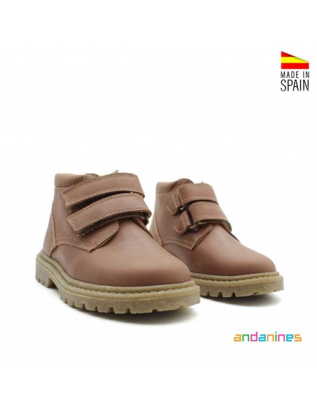 botas piel niño
