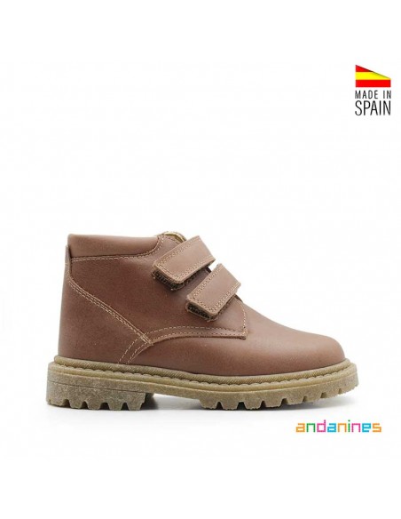 botines piel ninos