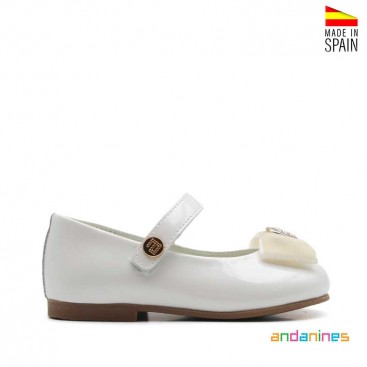 Merceditas blancas para ceremonia