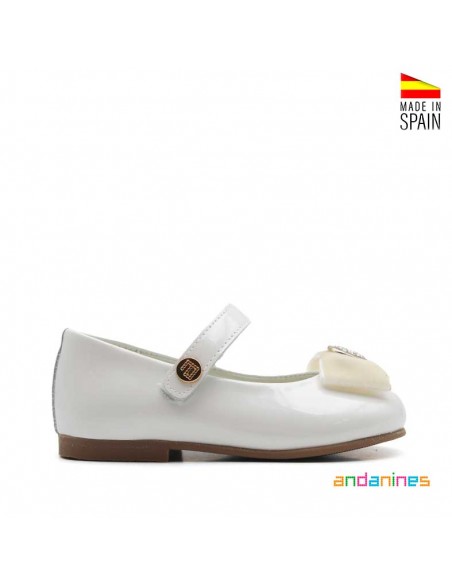 Merceditas blancas para ceremonia