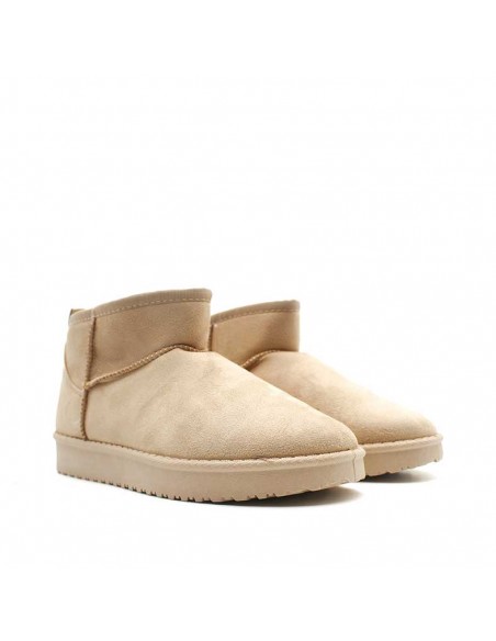 Botines Cozy Mujer Beige