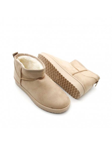 Botines Estilo Australiano Beige
