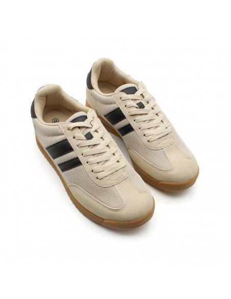 sneakers hombre beige