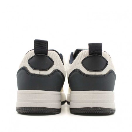 zapatillas blanco y marino hombre