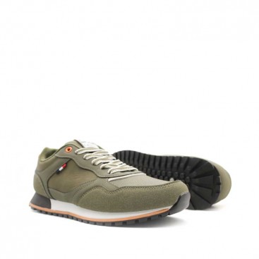 zapatillas casual hombre verdes​