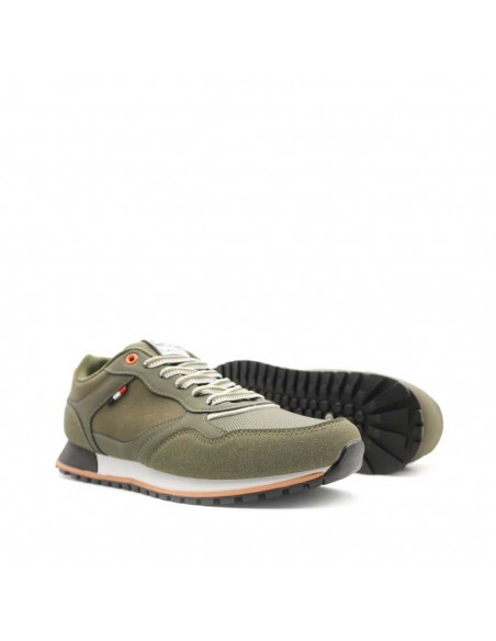 zapatillas casual hombre verdes​
