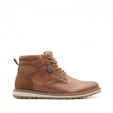 botines camel hombre