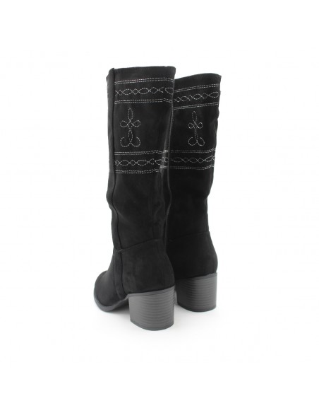 botas camperas tacon mujer​