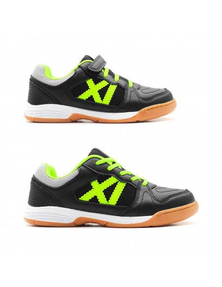 zapatillas negras futbol sala niño